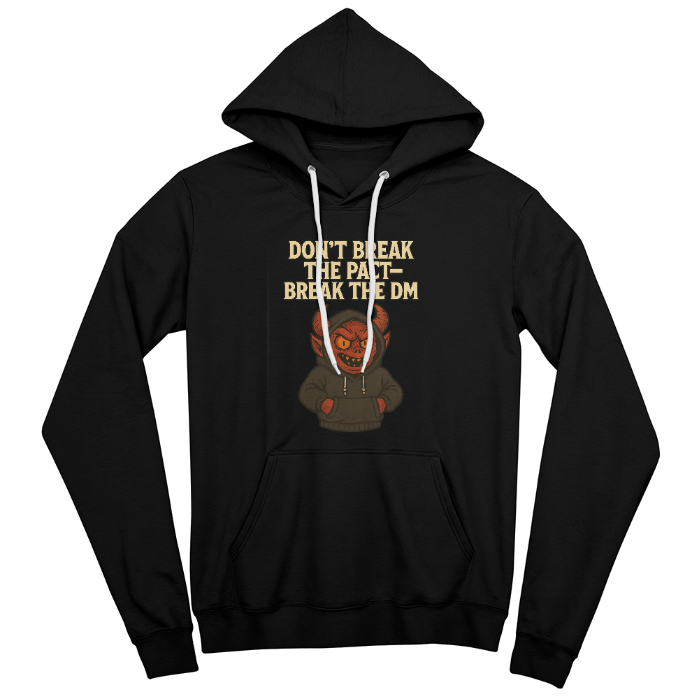 Infernal Fleece Hoodie - (Don't break the pact—break the DM.)