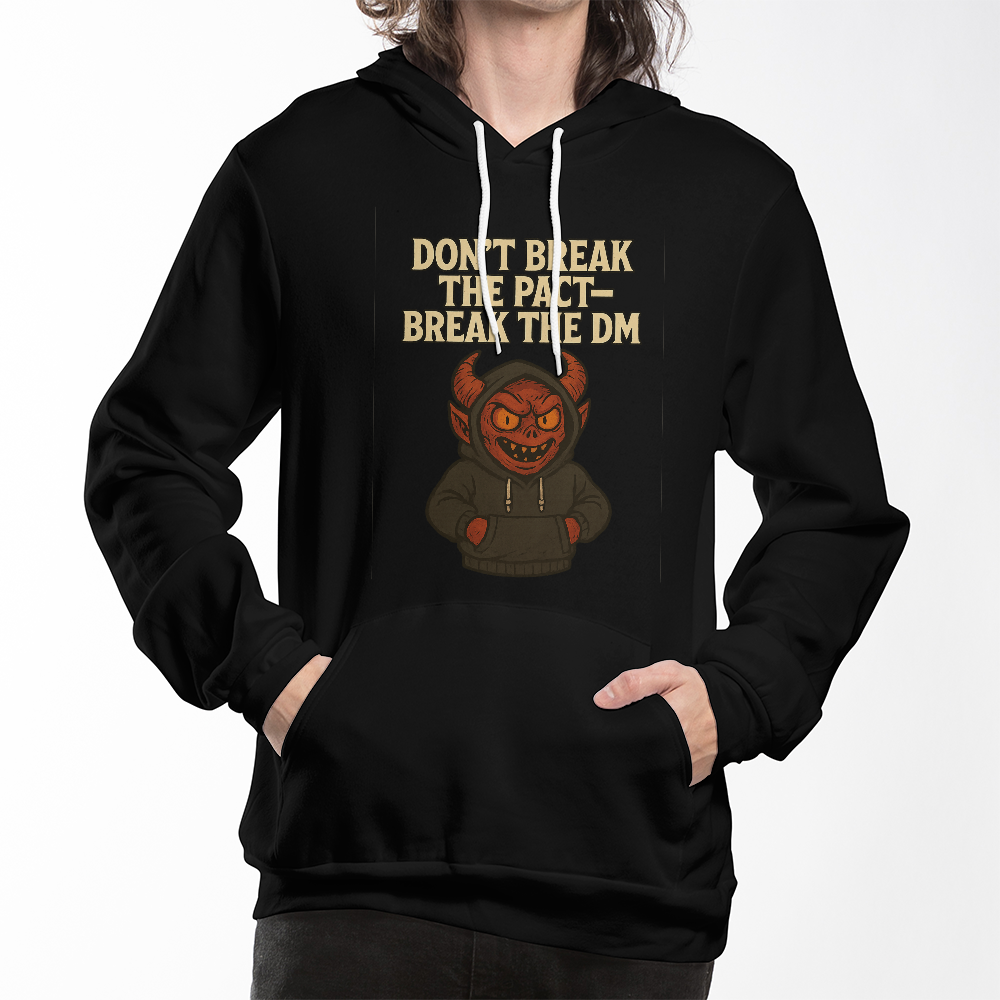 Infernal Fleece Hoodie - (Don't break the pact—break the DM.)
