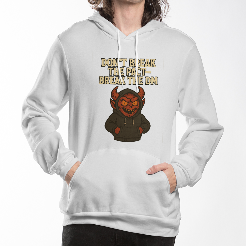 Infernal Fleece Hoodie - (Don't break the pact—break the DM.)