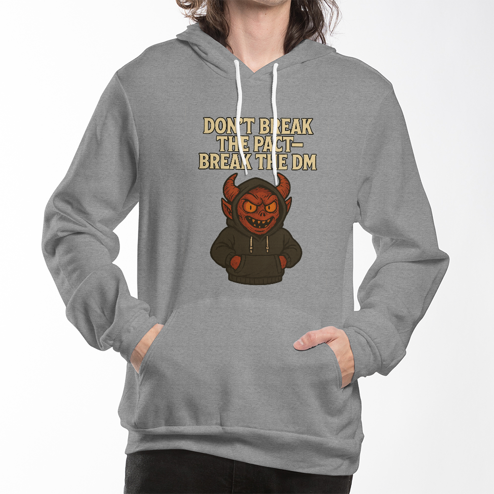 Infernal Fleece Hoodie - (Don't break the pact—break the DM.)